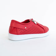 Cabello Roma Red Sneaker back. Size 44 womens shoes