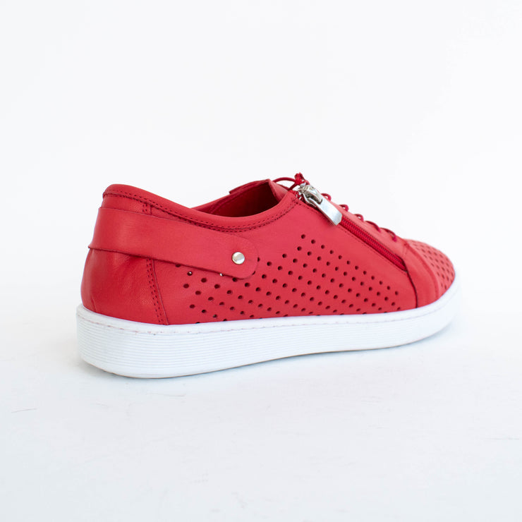 Cabello Roma Red Sneaker back. Size 44 womens shoes