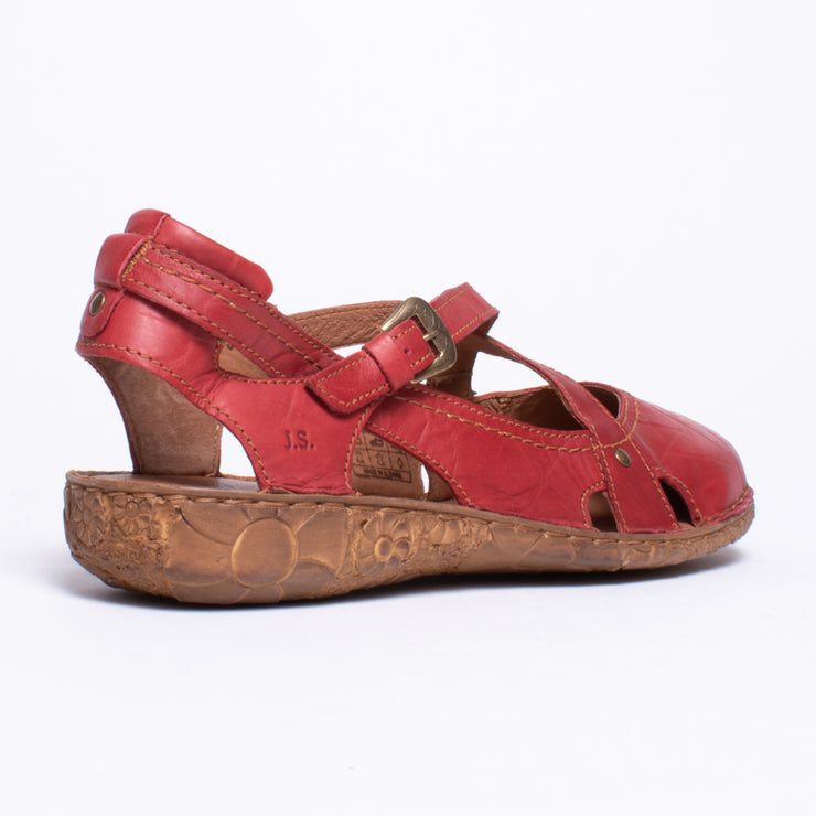 Josef Seibel Rosalie 13 Red Shoe back. Size 44 womens shoes