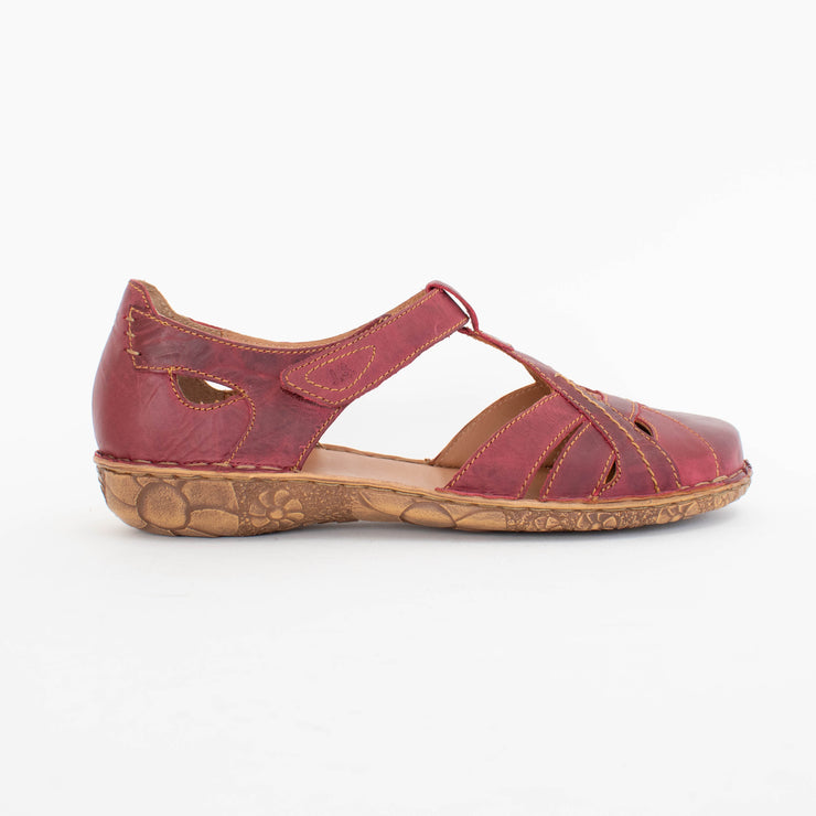 Josef Seibel Rosalie 29 Crimson Shoes side. Size 42 womens shoes