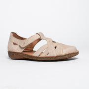 Josef Seibel Rosalie 29 Creme Shoe front. Size 43 womens shoes