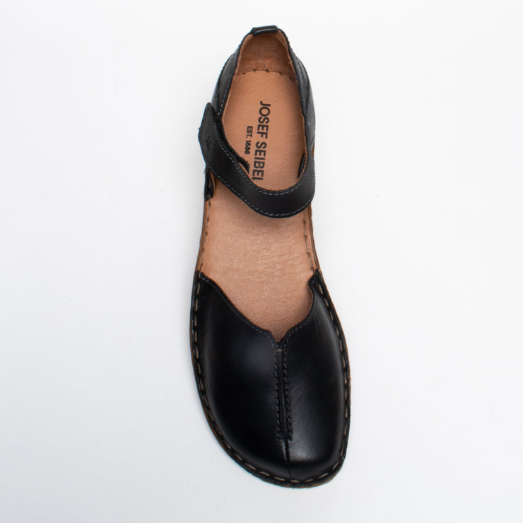 Josef Seibel Rosalie 42 Black Sandal top. Size 42 womens shoes