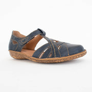 Josef Seibel Rosalie 29 Blue Shoes front. Size 43 womens shoes