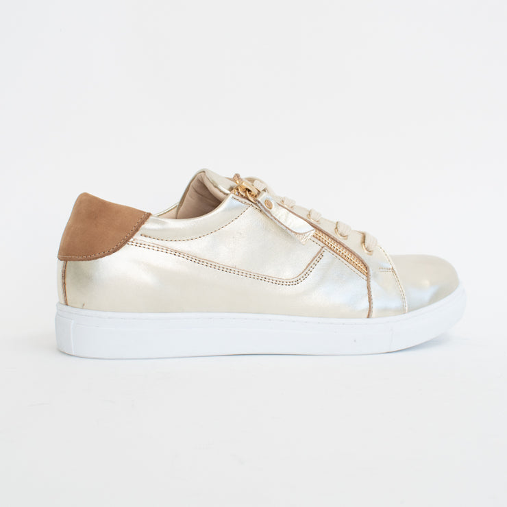 Cabello Rosanna Gold Sneakers back. Size 44 womens shoes