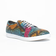 Cabello Rubee Rainbow Metal Sneaker front. Size 43 womens shoes