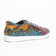 Cabello Rubee Rainbow Metal Sneaker back. Size 44 womens shoes