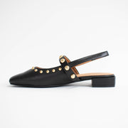 Bresley Sabur Black Kid Shoes inside. Size 45 womens shoes