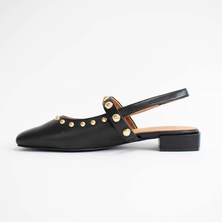 Bresley Sabur Black Kid Shoes inside. Size 45 womens shoes