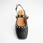 Bresley Sabur Black Kid Shoes top. Size 42 womens shoes