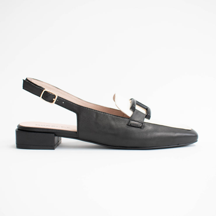Bresley Saffi Black Bone Shoes side. Size 42 womens shoes