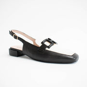 Bresley Saffi Black Bone Shoes front. Size 43 womens shoes