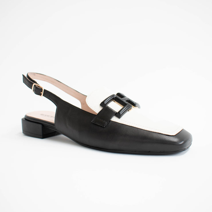 Bresley Saffi Black Bone Shoes front. Size 43 womens shoes