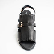 Bresley Saffron Black Sandals top. Size 46 womens shoes