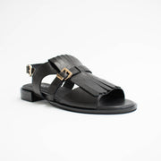 Bresley Saffron Black Sandals front. Size 43 womens shoes