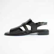Bresley Saffron Black Sandals inside. Size 45 womens shoes