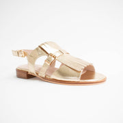 Bresley Saffron Gold Sandals front. Size 43 womens shoes