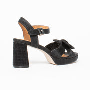 Bresley Sam Black Sandal back. Size 44 womens shoes