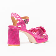 Bresley Sam Fuchsia Sandal back. Size 44 womens shoes