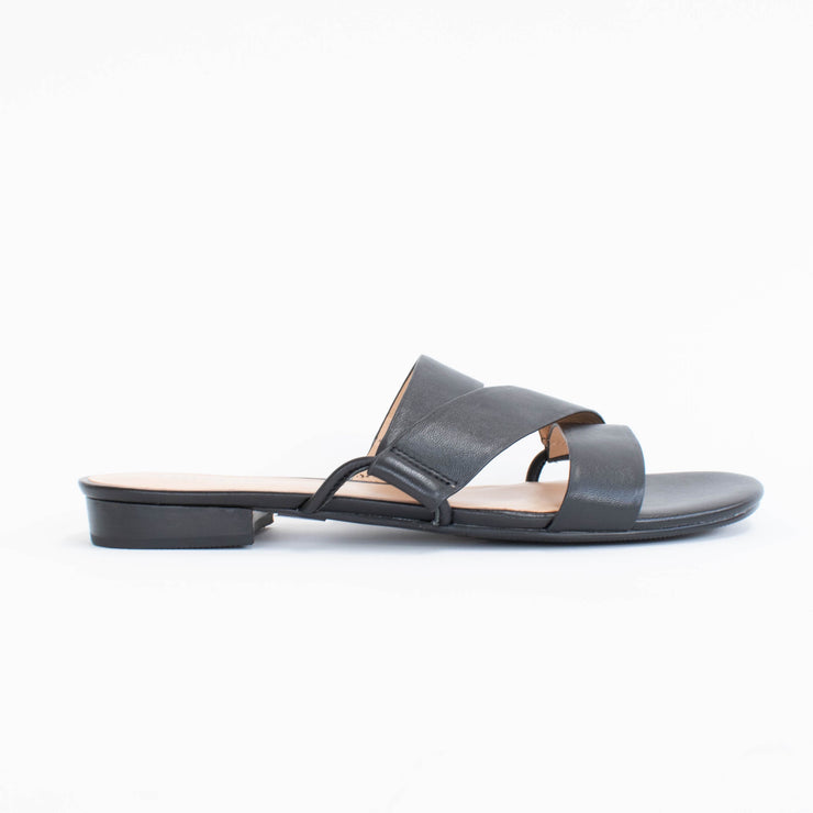 Chrissie Sandy Black Sandals side. Size 42 womens shoes