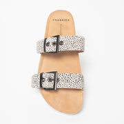 Frankie4 Sandy III Leopard Spot Print Sandal top. Size 10 womens shoes