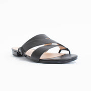 Chrissie Sandy Black Sandals front. Size 43 womens shoes