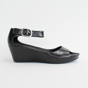 Bresley Sangria Black Sandal side. Size 42 womens shoes