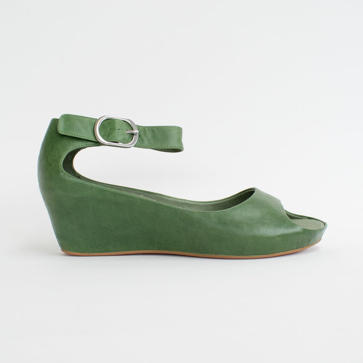 Bresley Sangria Green Sandals side. Size 42 womens shoes