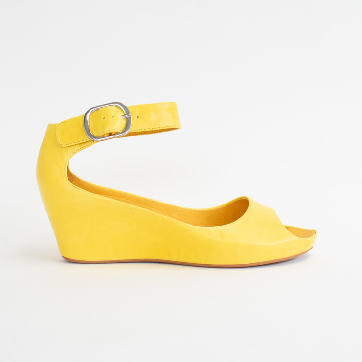 Bresley Sangria Yellow Sandals side. Size 42 womens shoes