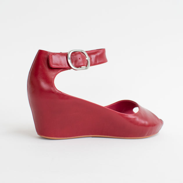 Bresley Sangria Red Sandals | Womens Big EU Sizes 42 43 44 45 46 ...