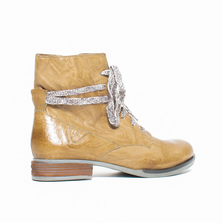 Josef Seibel Sanja 18 Olive Ankle Boot back. Size 44 womens shoes