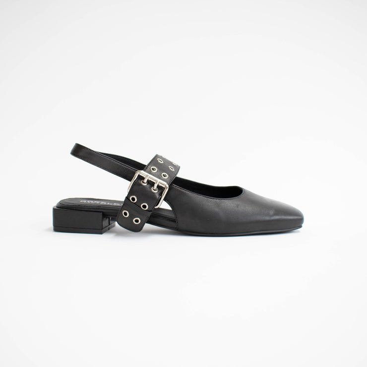 Bresley Sanon Black Kid Shoes side. Size 42 womens shoes