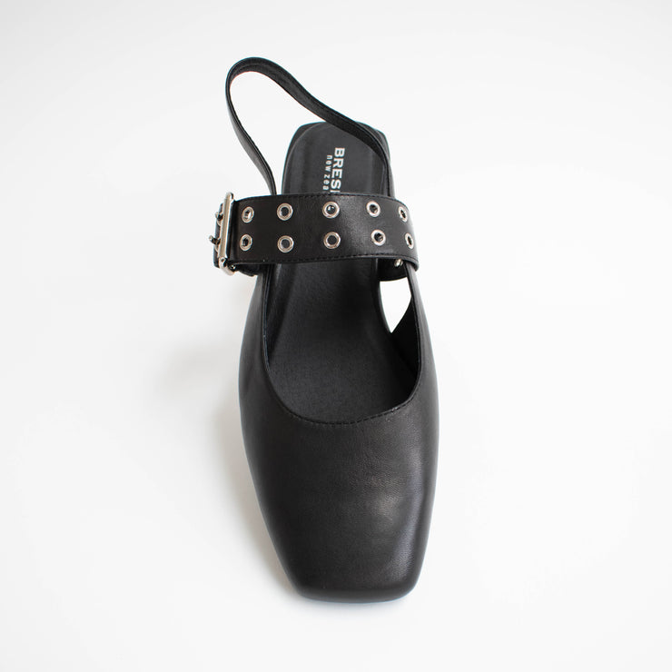 Bresley Sanon Black Kid Shoes top. Size 42 womens shoes