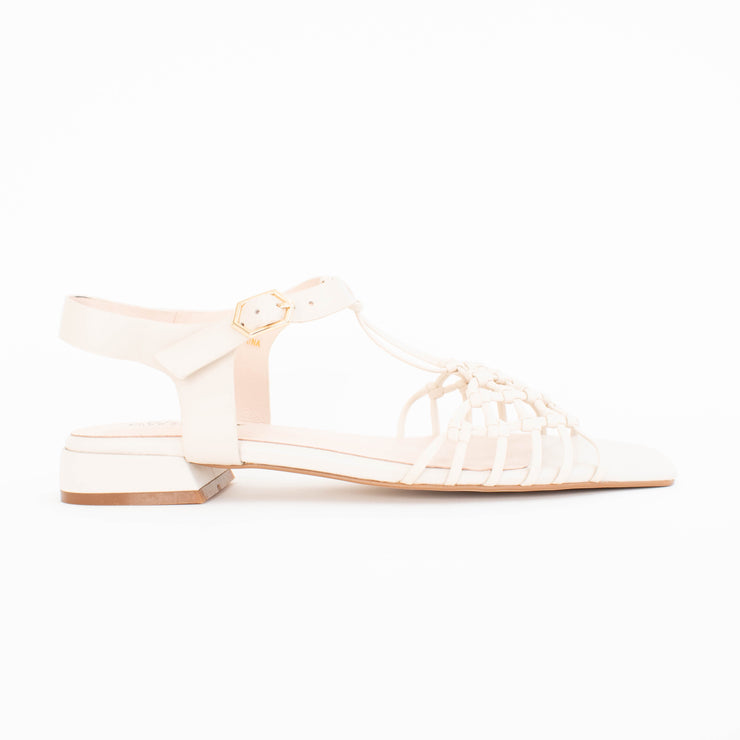 Bresley Sarine Bone Sandals side. Size 42 womens shoes