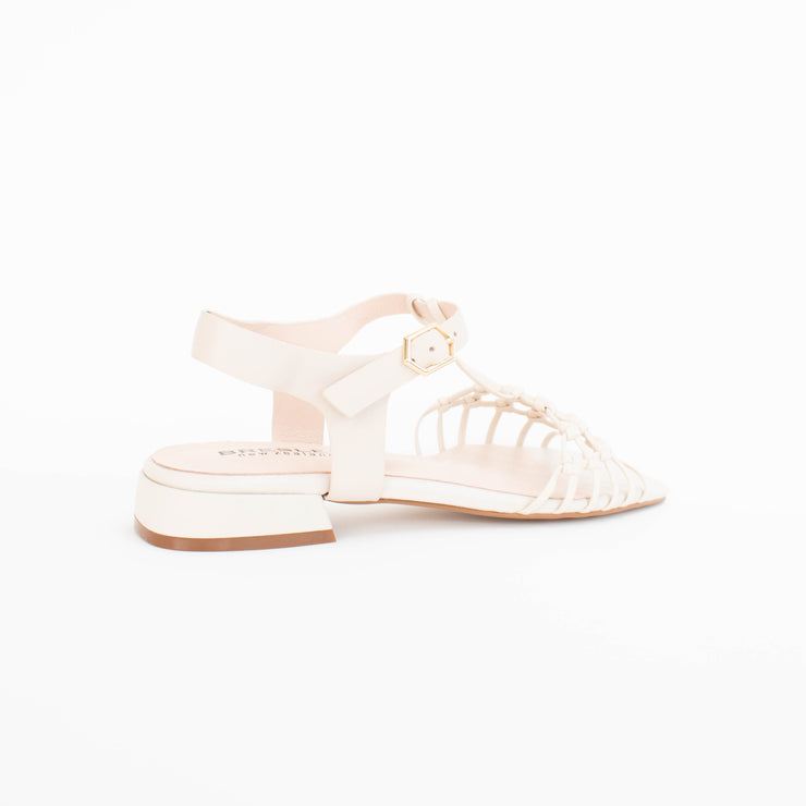 Bresley Sarine Bone Sandals back. Size 44 womens shoes