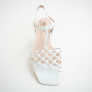 Bresley Sarine White Sandals top. Size 46 womens shoes