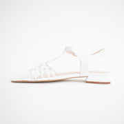 Bresley Sarine White Sandals inside. Size 45 womens shoes