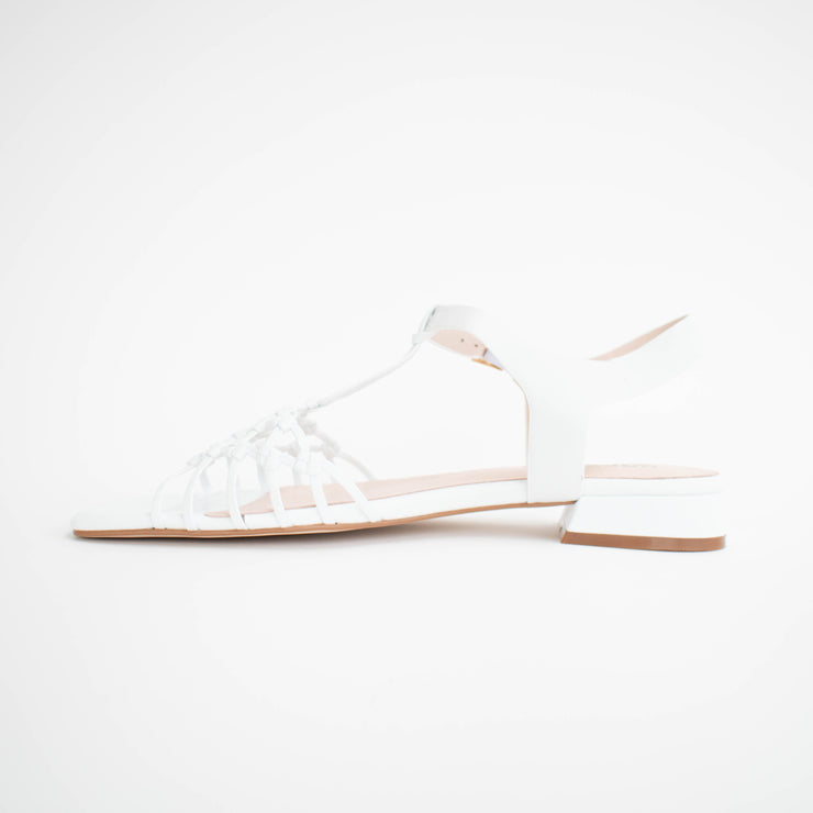 Bresley Sarine White Sandals inside. Size 45 womens shoes