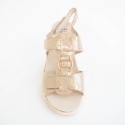Ziera Sasson Gold Sparks Sandal top. Size 43 womens shoes