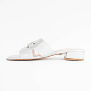 Bresley Scread Soft Silver Snake sandals inside. Size 45 womens shoes