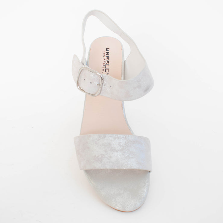 Bresley Scribe Silver Mottle Sandal top. Size 42 womens shoes