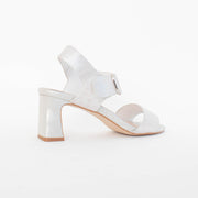 Bresley Scribe Silver Mottle Sandal back. Size 44 womens shoes