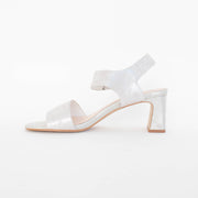 Bresley Scribe Silver Mottle Sandal inside. Size 45 womens shoes
