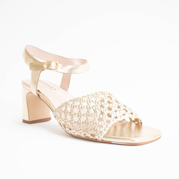 Bresley Seltic Gold Sandals front. Size 43 womens shoes