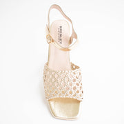 Bresley Seltic Gold Sandals top. Size 42 womens shoes