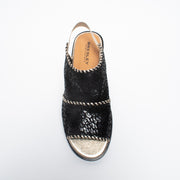 Bresley Serenade Black Sandal top. Size 46 womens shoes