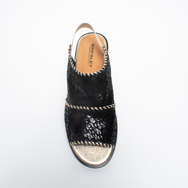 Bresley Serenade Black Sandal top. Size 46 womens shoes
