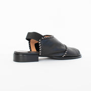 Bresley Serenade Black Pewter Sandals back. Size 44 womens shoes