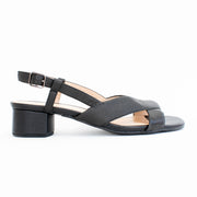 Chrissie Serene Black Sandals side. Size 42 womens shoes