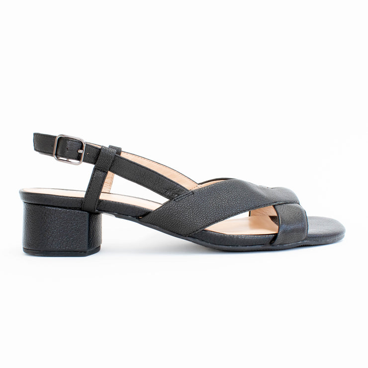 Chrissie Serene Black Sandals side. Size 42 womens shoes