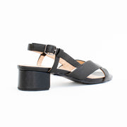 Chrissie Serene Black Sandals back. Size 44 womens shoes